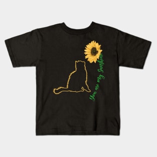 You Are My Sunshine - Funny Cat Kids T-Shirt